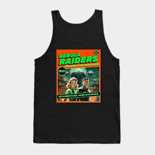 Vintage Sci Fi Comic Book Cover science fiction Tank Top